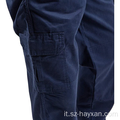 Pantaloni da lavoro cargo per indumenti ignifughi